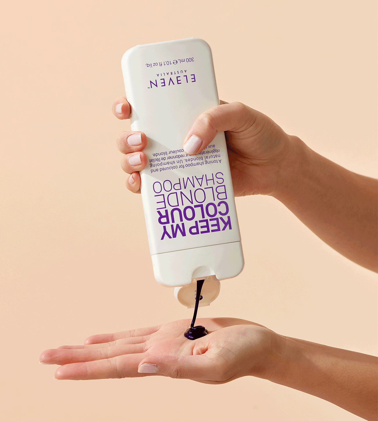 Shampooing blonde