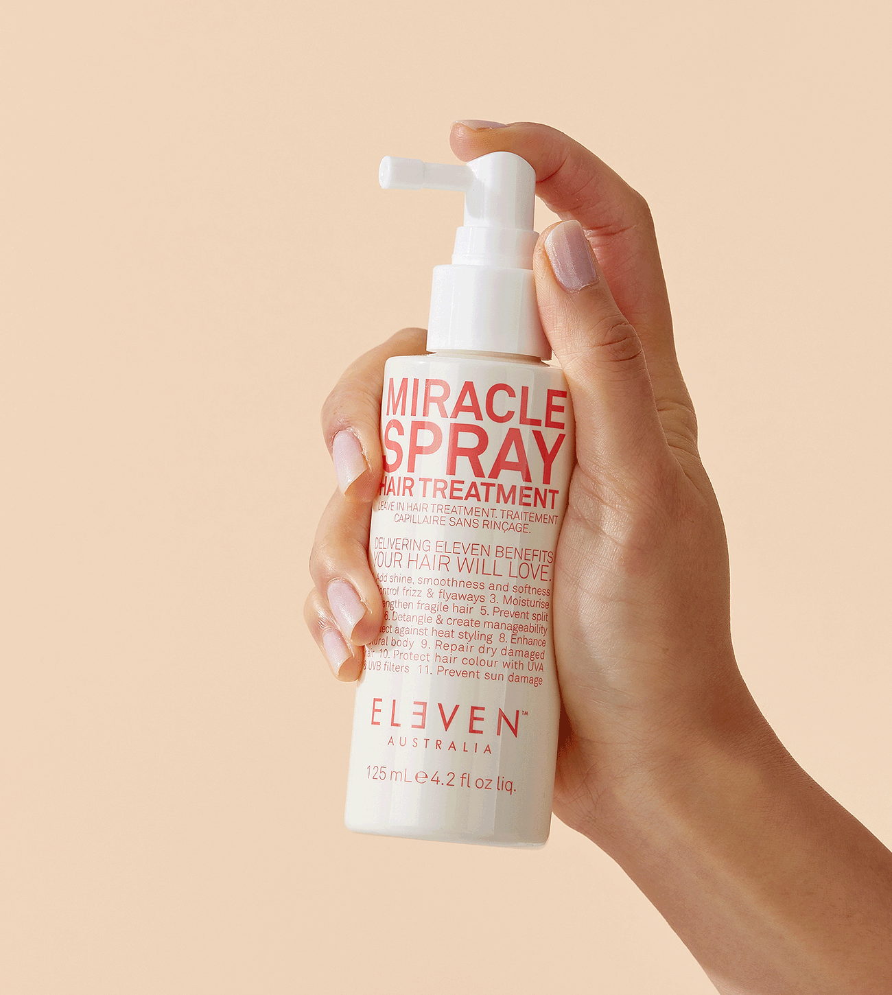 Miracle spray hair treatment