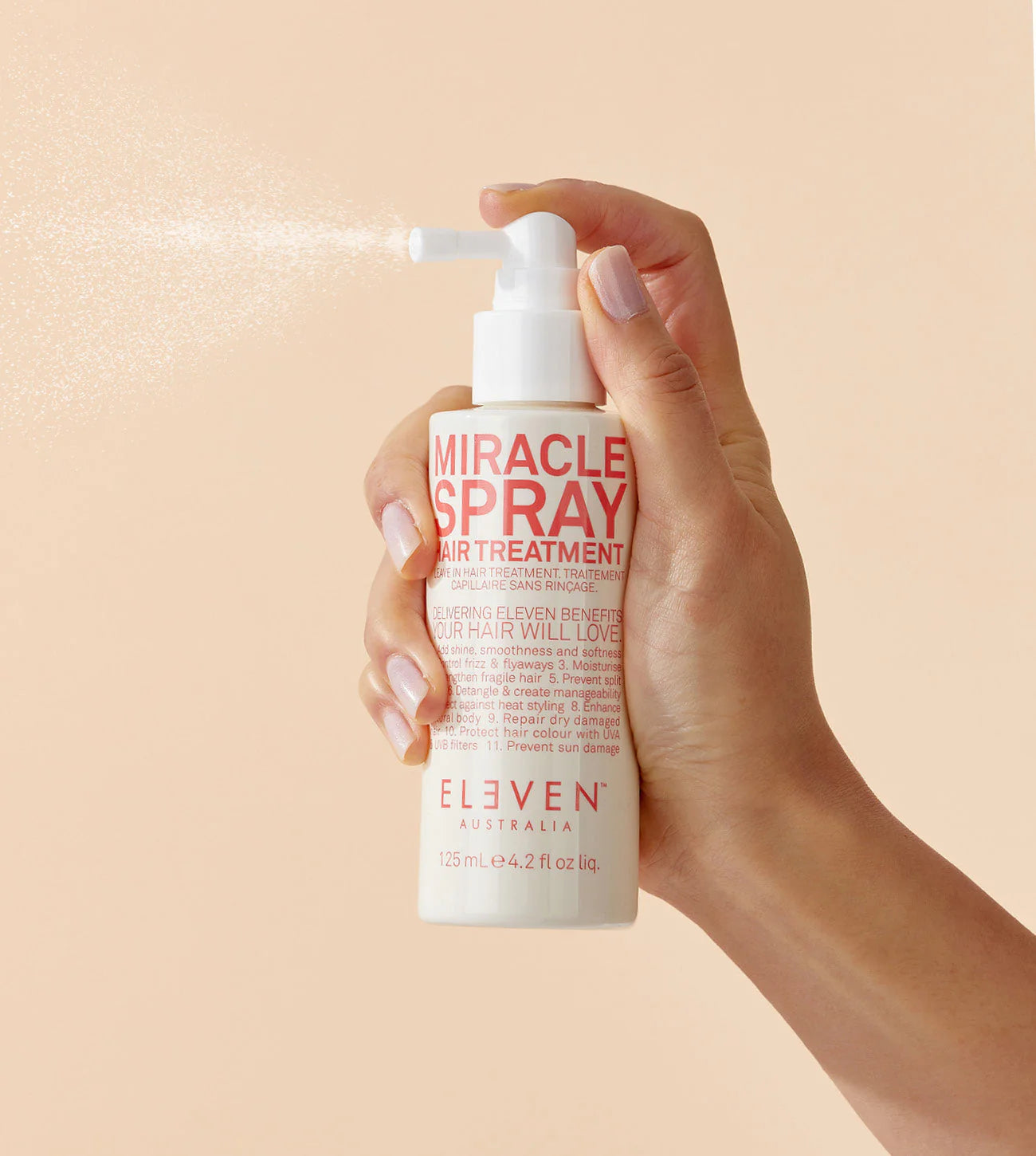 Miracle spray hair treatment