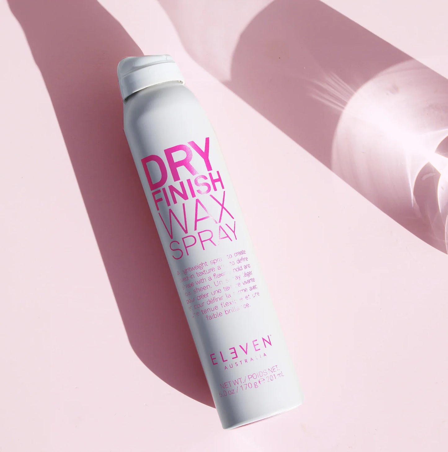 Dry finish wax spray
