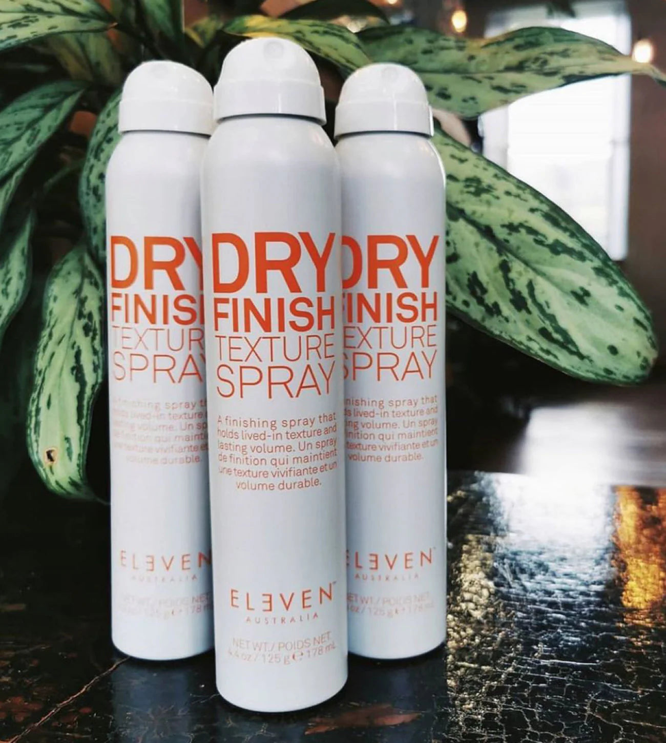 Dry finish texture spray