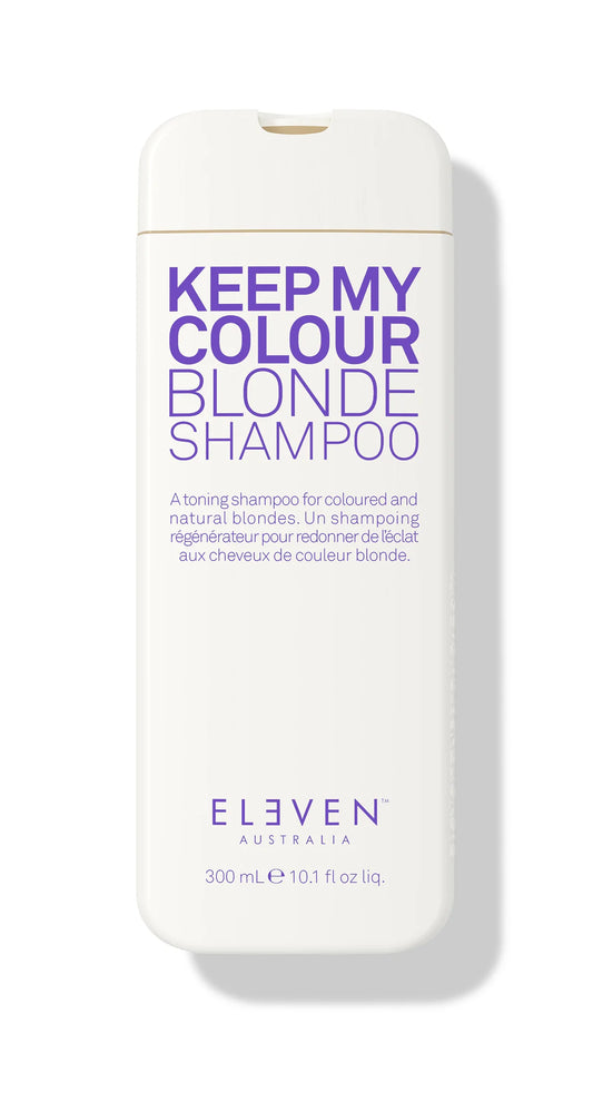 Routine Eleven cheveux blonds